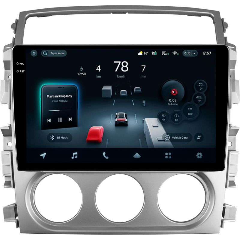 Android head unit Teyes CC4 Pro 12+256 Gb Suzuki Liana 1 2004-2008 9" 2k