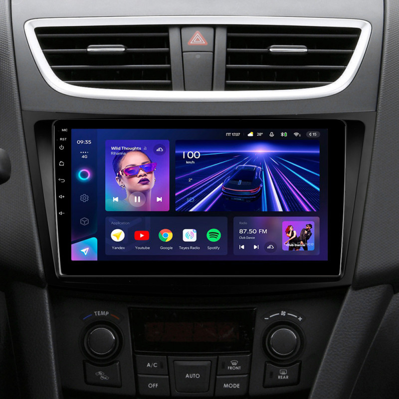 Android head unit Teyes CC3 4+32 Gb Suzuki Swift 4 2011-2017 9"