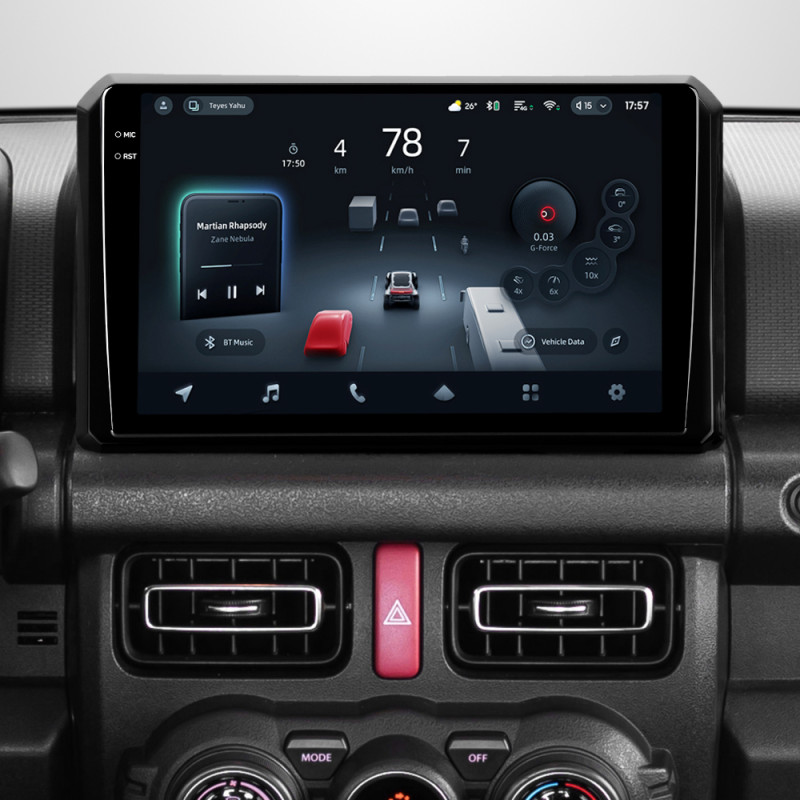 Android head unit Teyes CC4 Pro 8+128 Gb Suzuki Jimny JB64 2018-2020 9" 2k