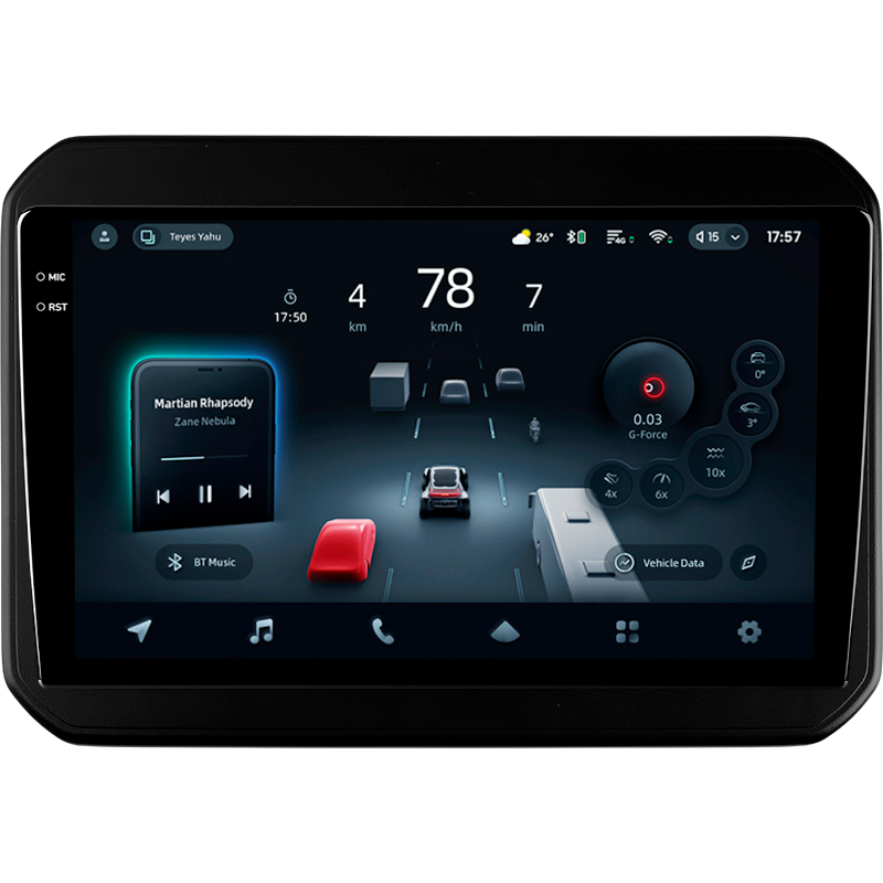 Android head unit Teyes CC4 Pro 8+128 Gb Suzuki Ignis 2016-2020 9" 2k