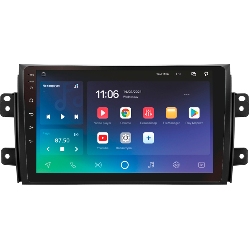 Android head unit SIGMA X9432 ANDROID 10 4+32 Gb 4G DSP Suzuki SX4 1 2006-2014 9"