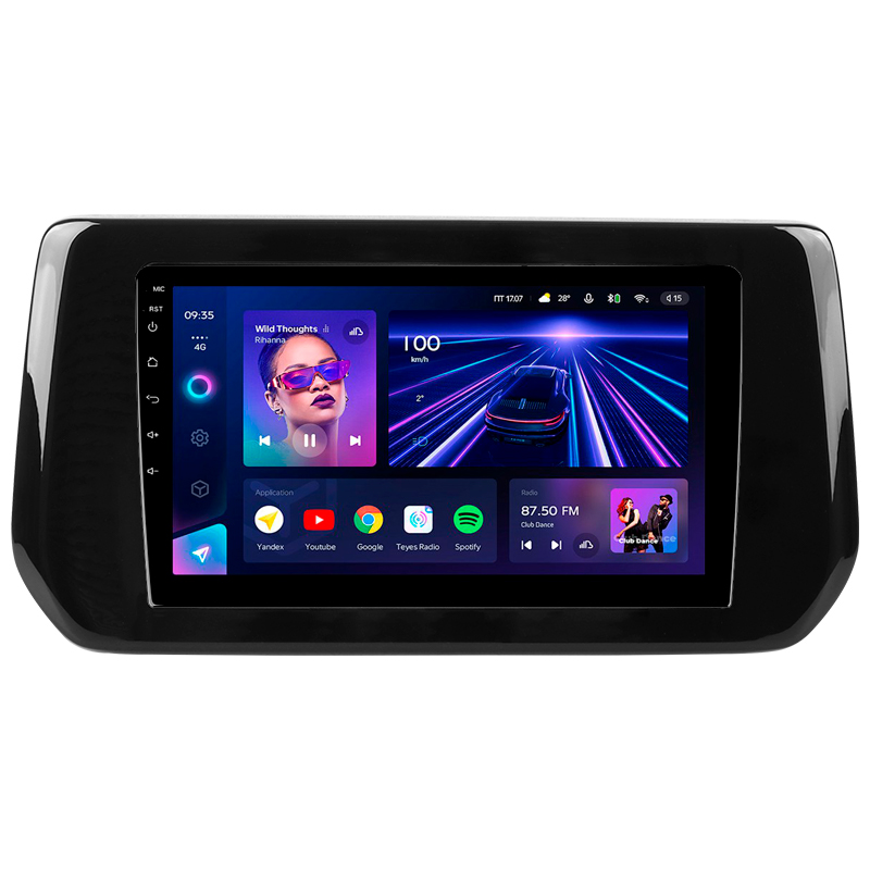 Android head unit Teyes CC3 4+32 Gb Suzuki Swift 6 2023 9" (L1)