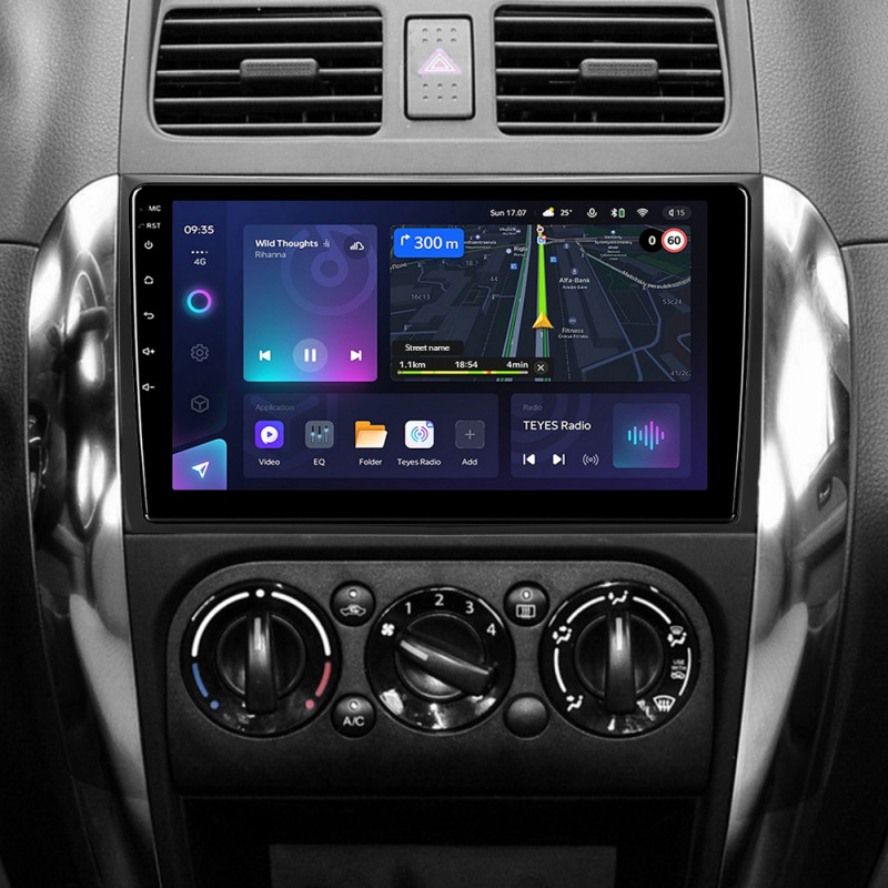 Android head unit Teyes CC3L 4+32 Gb Suzuki SX4 1 2006-2014 9"