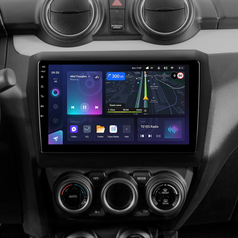 Android head unit Teyes CC3L 4+64 Gb Suzuki Swift 5 2016-2020 9"