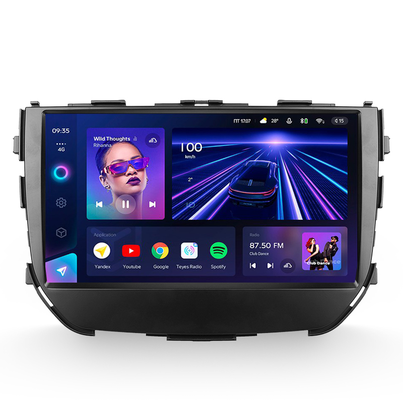 Android head unit Teyes CC3 4+32 Gb Suzuki Vitara Brezza 2016-2019 9"