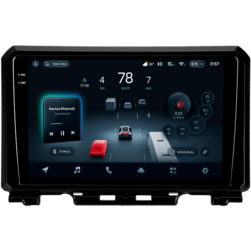 Android head unit Teyes CC4 Pro 12+256 Gb Suzuki Jimny JB64 2018-2020 9" 2k