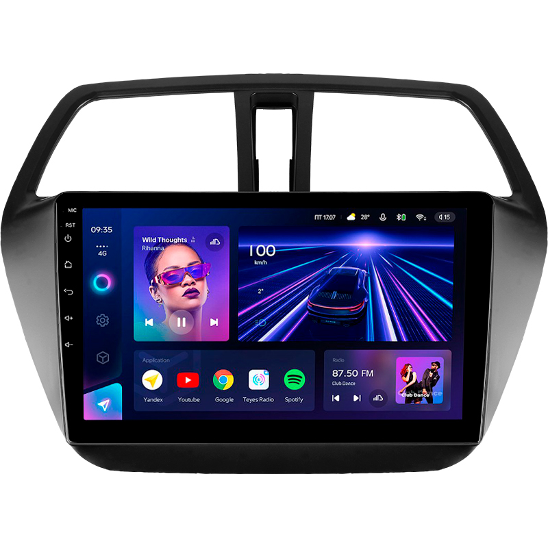 Android head unit Teyes CC3 4+32 Gb Suzuki SX4 2 S-Cross 2012-2016 9"