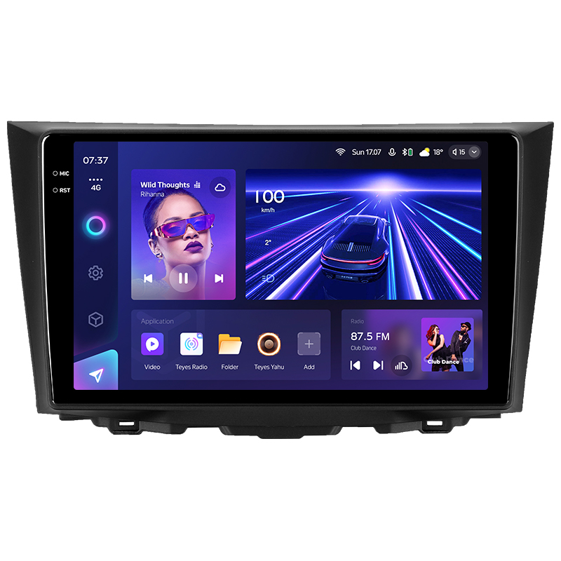 Android head unit Teyes CC3 6+128 Gb with 360° surround view° Suzuki Kizashi 2009-2015 9" 2k