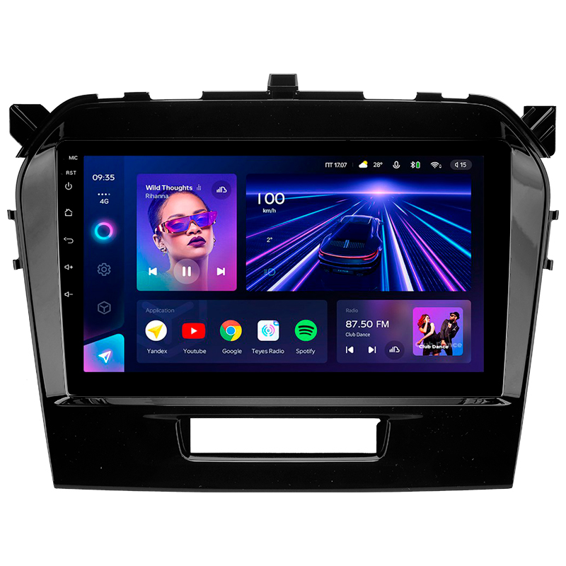 Android head unit Teyes CC3 4+32 Gb Suzuki Vitara 4 2014-2018 9"