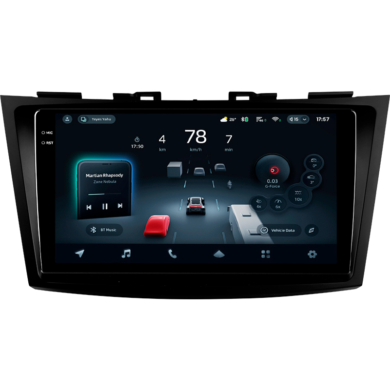 Android head unit Teyes CC4 Pro 12+256 Gb Suzuki Swift 4 2011-2017 9" 2k