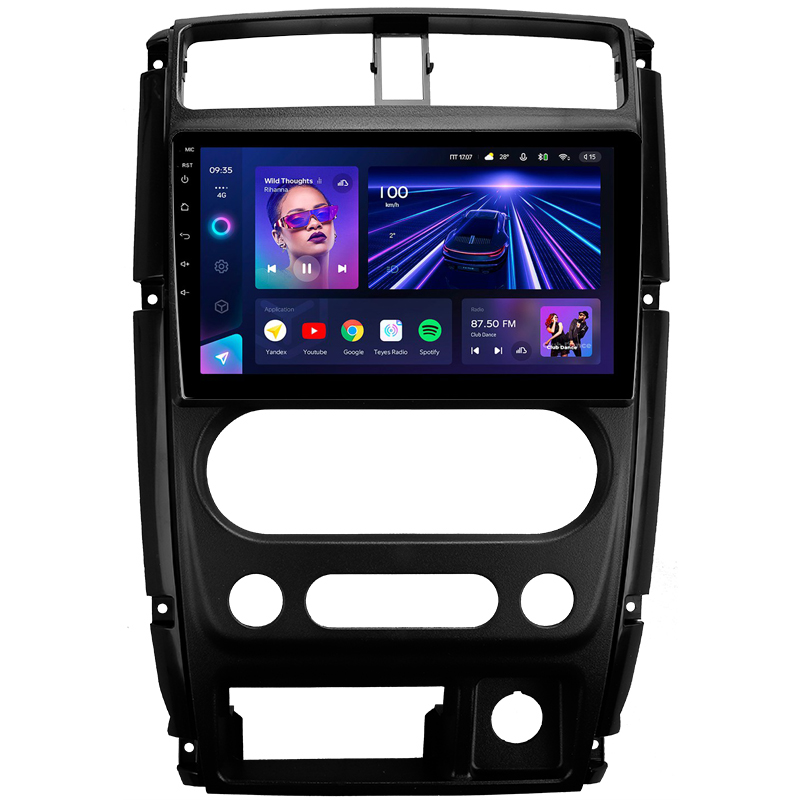 Android head unit Teyes CC3 4+32 Gb Suzuki Jimny 3 2005-2019 9"