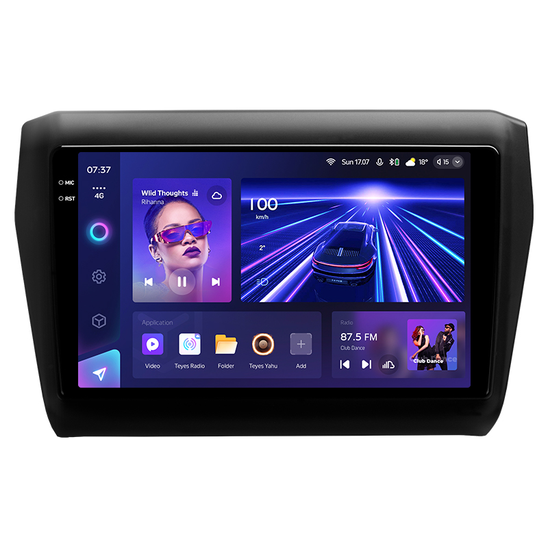 Android head unit Teyes CC3 4+32 Gb Suzuki Swift 5 2016-2020 9" 2k