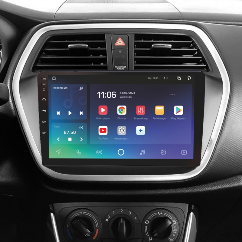 Android head unit SIGMA X9432 ANDROID 10 4+32 Gb 4G DSP Suzuki SX4 2 S-Cross 2012-2016 9"