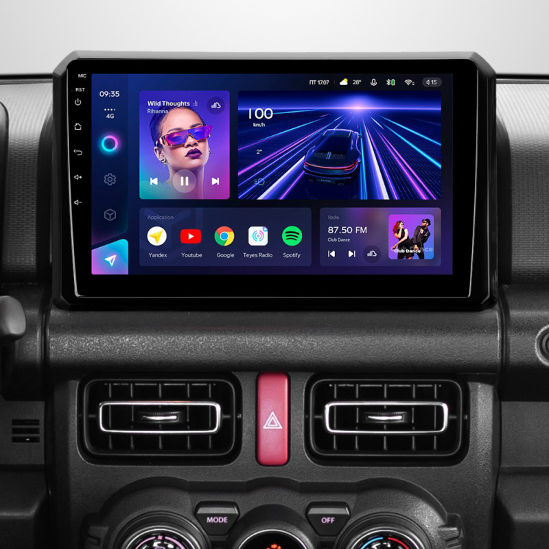 Android head unit Teyes CC3 4+32 Gb Suzuki Jimny JB64 2018-2020 9"