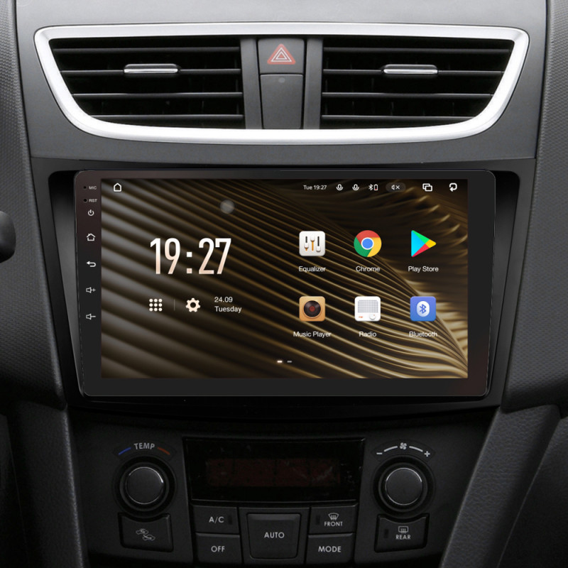 Android head unit SIGMA S9432 ANDROID 10 4+32 Gb 4G DSP Suzuki Swift 4 2011-2017 9"