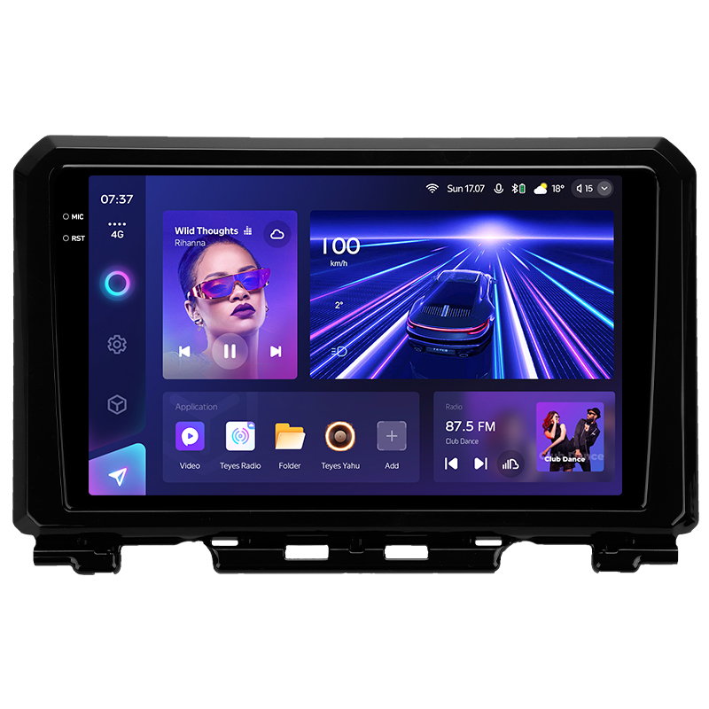 Android head unit Teyes CC3 4+32 Gb Suzuki Jimny JB64 2018-2020 9" 2k