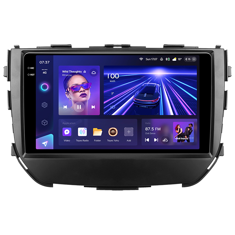 Android head unit Teyes CC3 6+128 Gb with 360° surround view° Suzuki Vitara Brezza 2016-2019 9" 2k