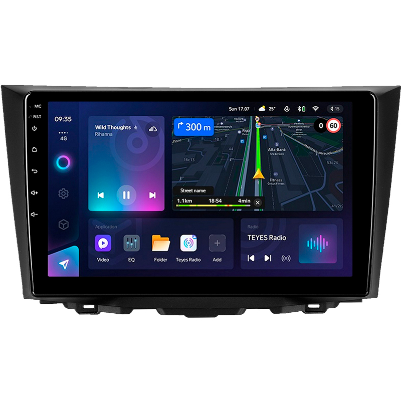 Android head unit Teyes CC3L 4+32 Gb Suzuki Kizashi 2009-2015 9"