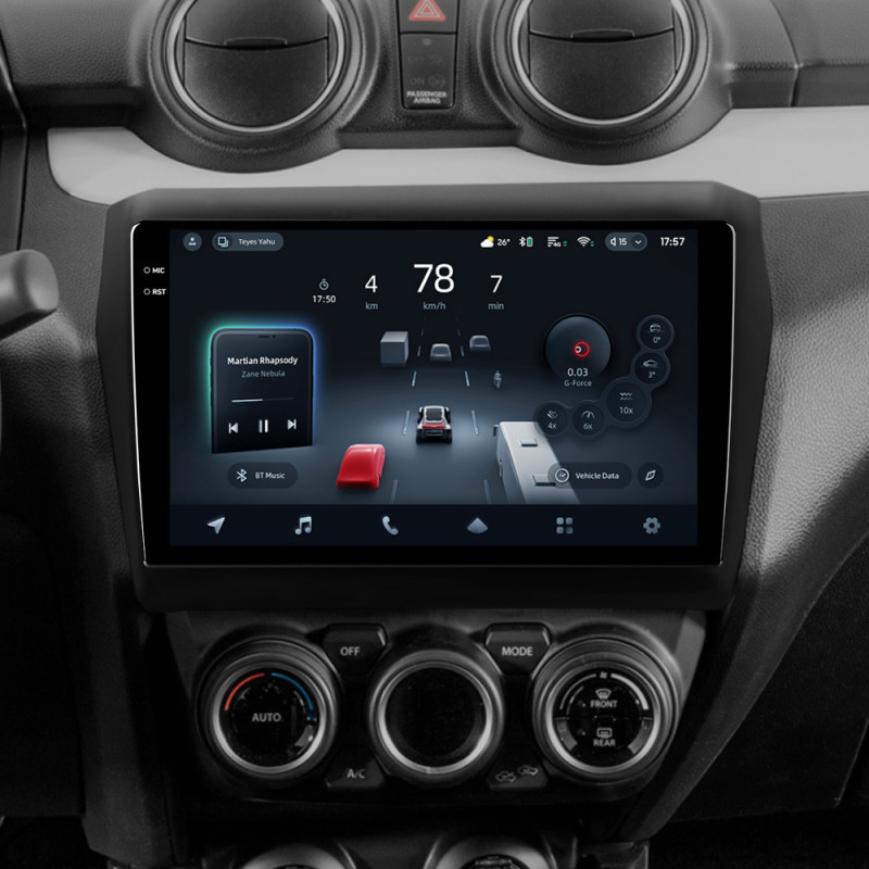 Android head unit Teyes CC4 Pro 12+256 Gb Suzuki Swift 5 2016-2020 9" 2k