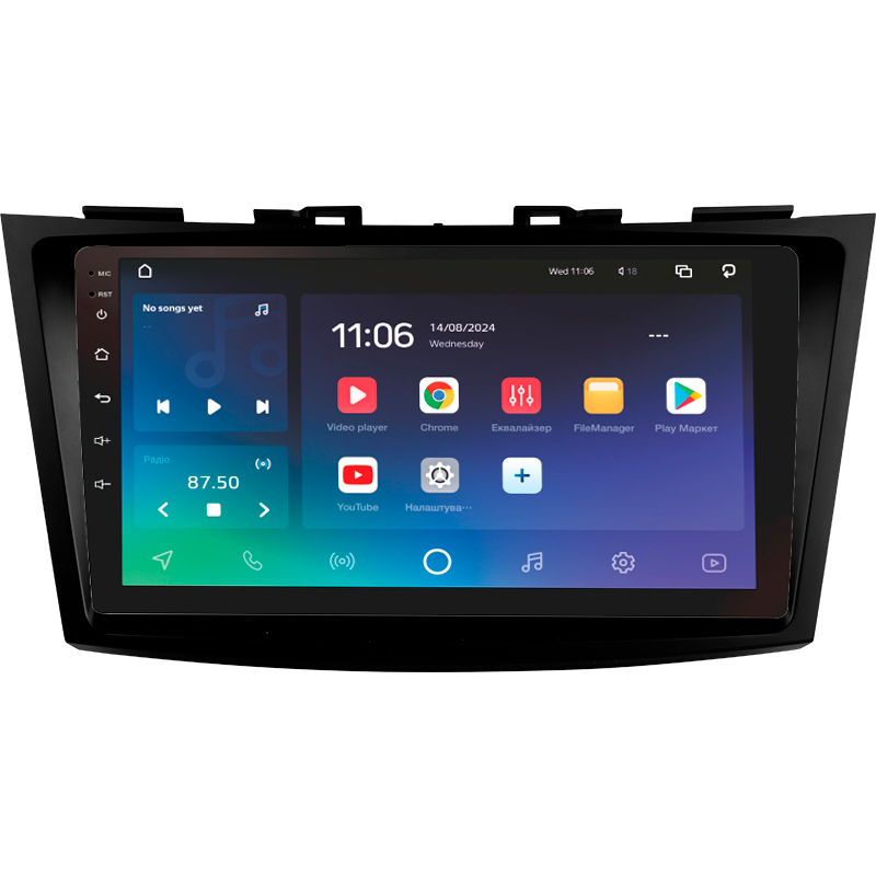 Android head unit SIGMA X9432 ANDROID 10 4+32 Gb 4G DSP Suzuki Swift 4 2011-2017 9"