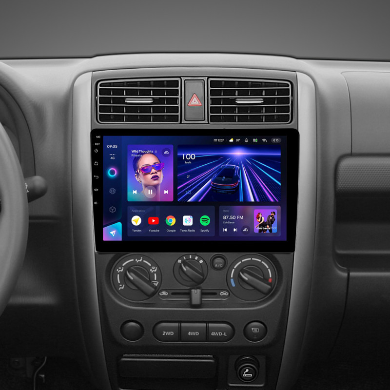 Android head unit Teyes CC3 4+32 Gb Suzuki Jimny 3 2005-2019 9"