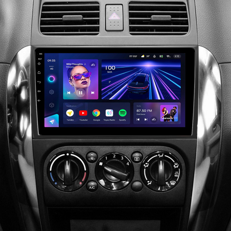 Android head unit Teyes CC3 4+32 Gb Suzuki SX4 1 2006-2014 9"