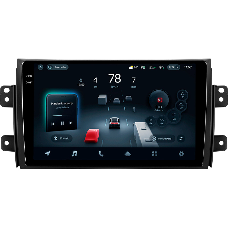 Android head unit Teyes CC4 Pro 12+256 Gb Suzuki SX4 1 2006-2014 9" 2k