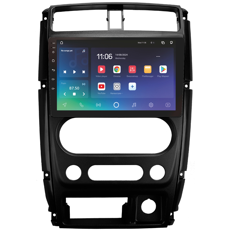Android head unit SIGMA X9432 ANDROID 10 4+32 Gb 4G DSP Suzuki Jimny 3 2005-2019 9"