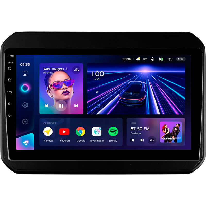 Android head unit Teyes CC3 4+32 Gb Suzuki Ignis 2016-2020 9"