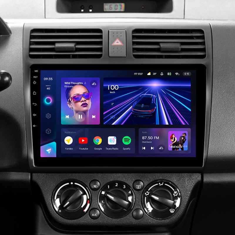 Android head unit Teyes CC3 4+32 Gb Suzuki Swift 3 2003-2010 10"