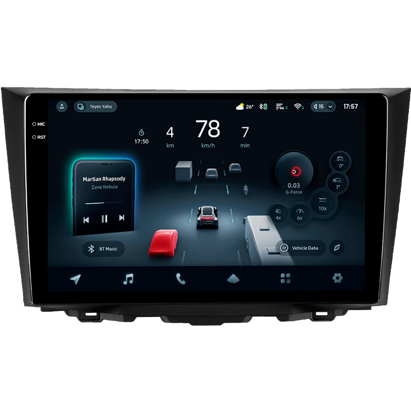 Android head unit Teyes CC4 Pro 8+128 Gb Suzuki Kizashi 2009-2015 9" 2k