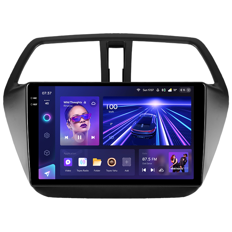 Android head unit Teyes CC3 6+128 Gb Suzuki SX4 2 S-Cross 2012-2016 9" 2k