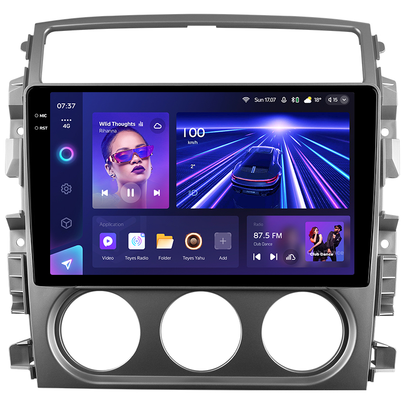 Android head unit Teyes CC3 6+128 Gb with 360° surround view° Suzuki Liana 1 2004-2008 9" 2k
