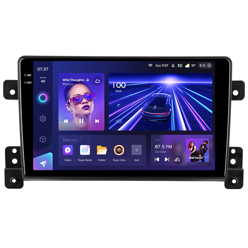 Android head unit Teyes CC3 4+64 Gb Suzuki Grand Vitara 3 (1 Din) 2005-2015 9" 1din 2k