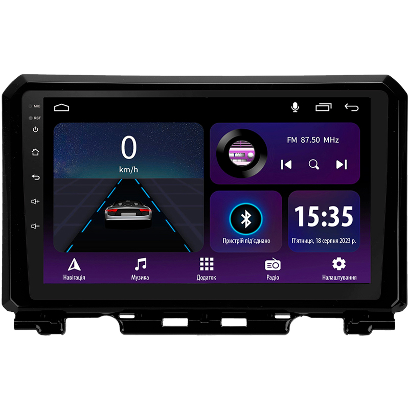 Android head unit SIGMA E9232 ANDROID 10 2+32 Gb Suzuki Jimny JB64 2018-2020 9"