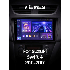 Android head unit Teyes CC3 6+128 Gb Suzuki Swift 4 2011-2017 9" 2k