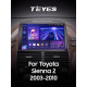 Android head unit Teyes CC3 6+128 Gb Toyota Sienna 2 II XL20 2003-2010 9" 2k