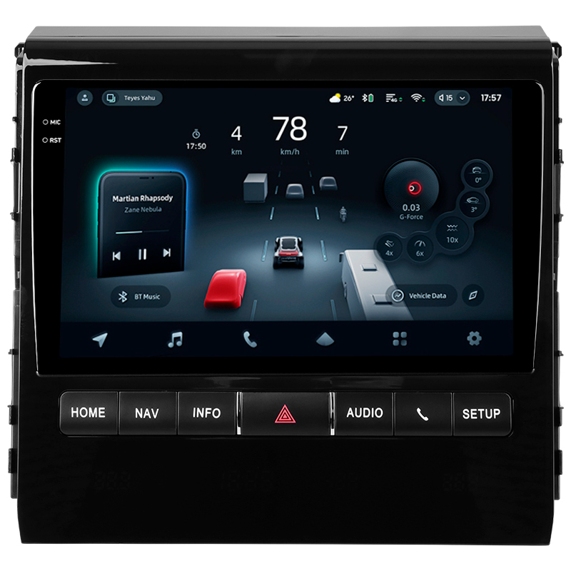 Android head unit Teyes CC4 Pro 8+128 Gb Toyota Land Cruiser 200 11 (F1) 2015-2020 9" 2k (L3)