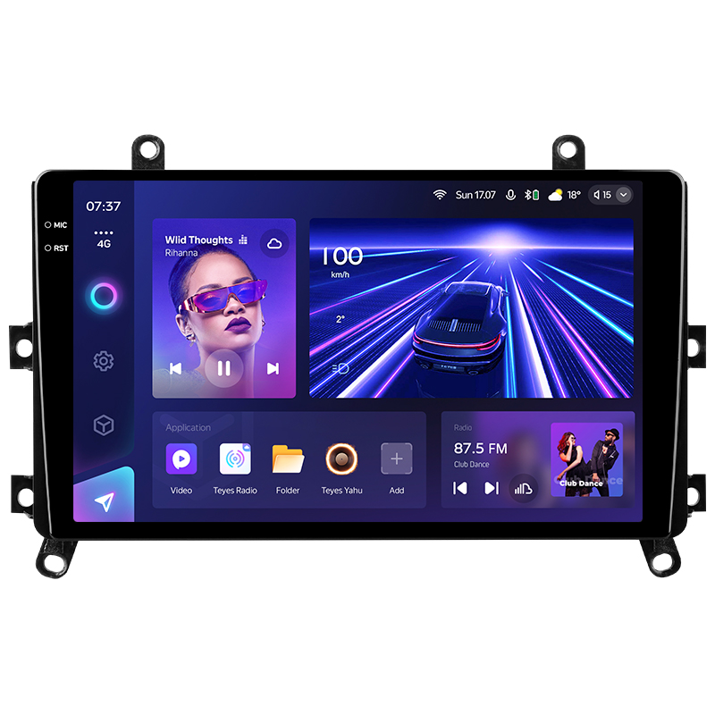 Android head unit Teyes CC3 6+128 Gb with 360° surround view° Toyota Highlander 4 XU70 2019-2021 9" 2k (L1)
