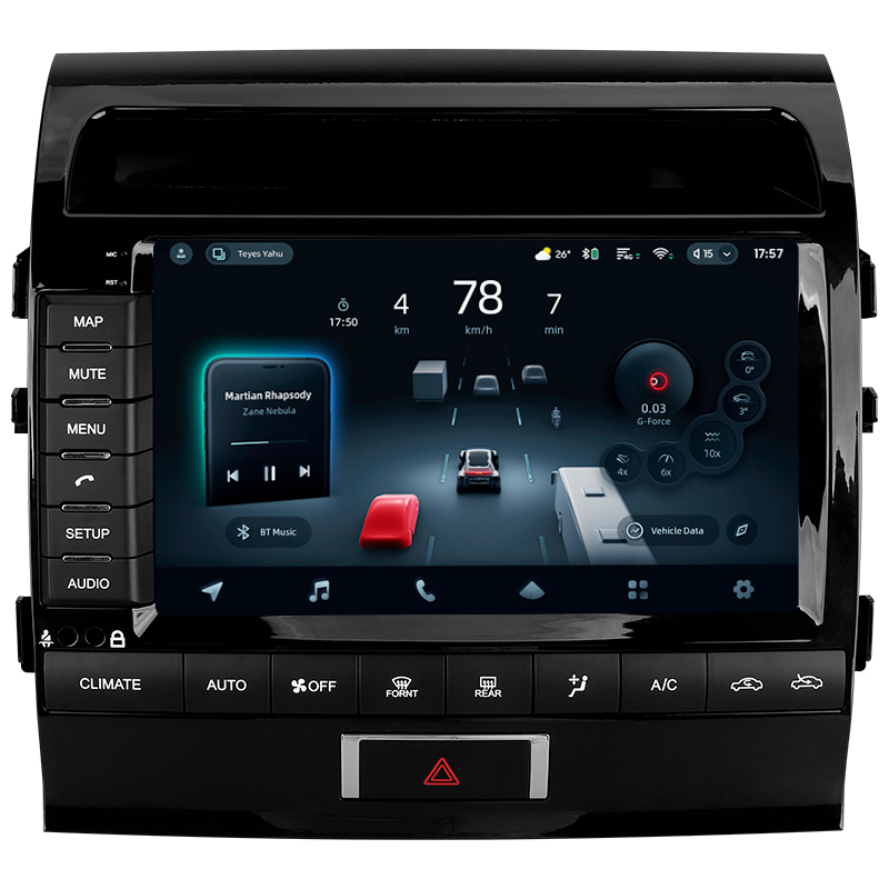 Štátní magnetofon Teyes CC4 Pro 12+256 GB pro Toyota Land Cruiser 110 (F2) 2007–2015 (A) 9