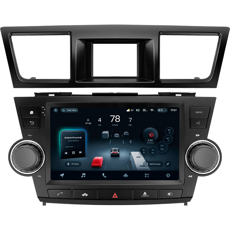 Android head unit Teyes CC4 Pro 12+256 Gb Toyota Highlander 2 XU40 2007-2013 (F3) 9" 2k (L2)