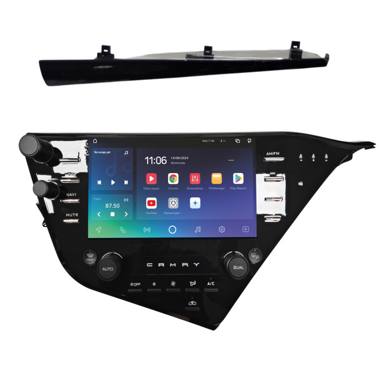 Android head unit SIGMA X9432 ANDROID 10 4+32 Gb 4G DSP Toyota Camry 8 XV 70 2018+ with buttons 9" (L3)