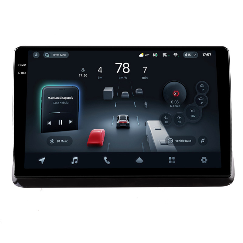 Odtwarzacz multimedialny Teyes CC4 Pro 8+128 GB Toyota NOAH ESQUIRE VOXY 2014-2018 czarny UV, 10