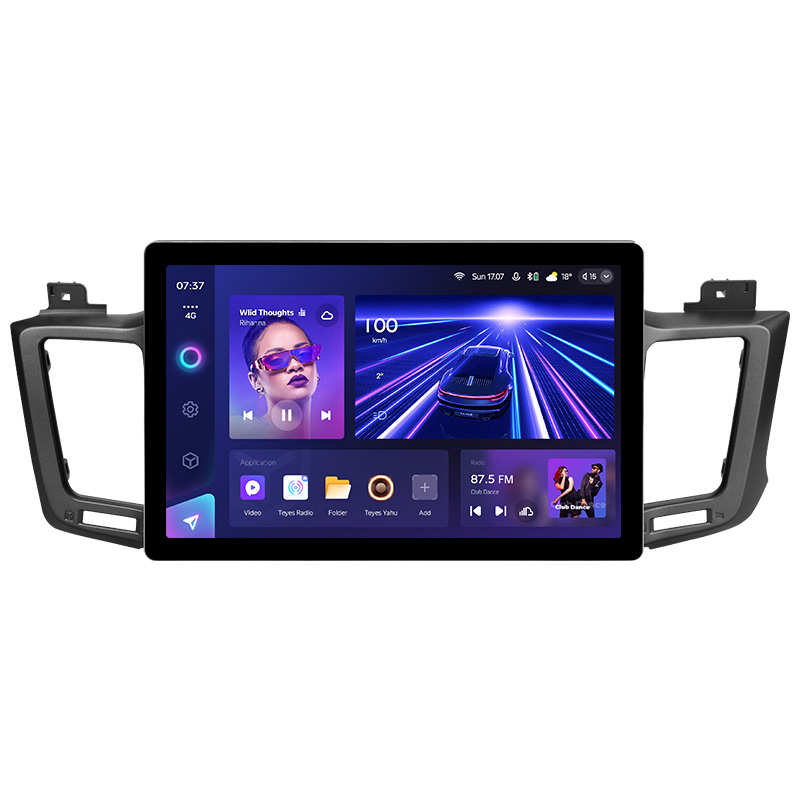 Android head unit Teyes CC3 4+32 Gb Toyota RAV4 4 XA40 5 XA50 2012-2018 13" 2k