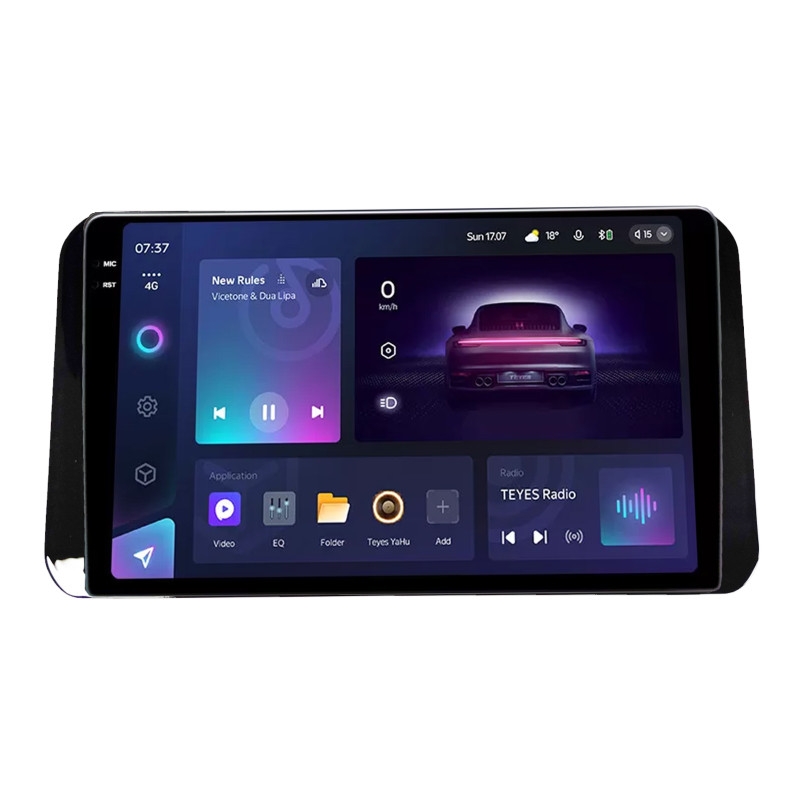 Android head unit Teyes CC3 6+128 Gb Toyota YARIS 2023 UV Black 9" 2k