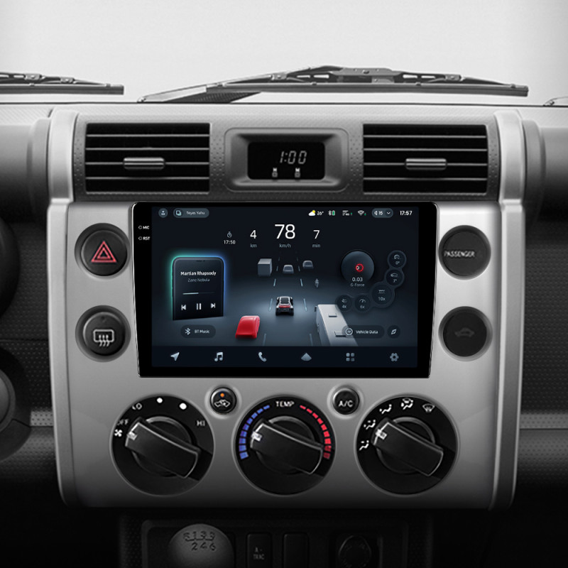 Android head unit Teyes CC4 Pro 12+256 Gb Toyota FJ Cruiser J15 2006-2020 (F1) 9" 2k