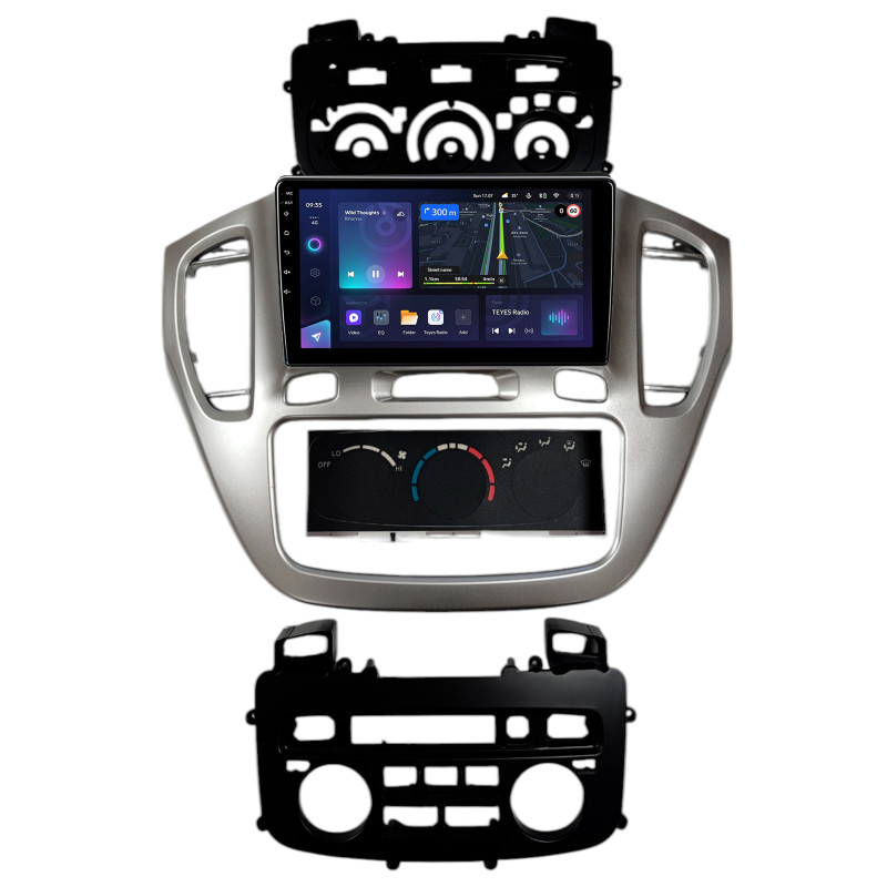 Android head unit Teyes CC3L 4+64 Gb Toyota HIGHLANDER 2001-2003 Sliver KIT 9" (L1)