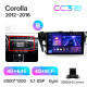 Android head unit Teyes CC3 4+64 Gb Toyota Corolla 11 2012-2016 (B) 10" 2k