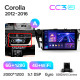 Android head unit Teyes CC3 6+128 Gb Toyota Corolla 11 2012-2016 (A) 10" 2k