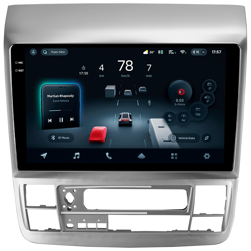 Android head unit Teyes CC4 Pro 8+128 Gb Toyota Alphard 1 H10 2005-2008 (F2) 9" 2k